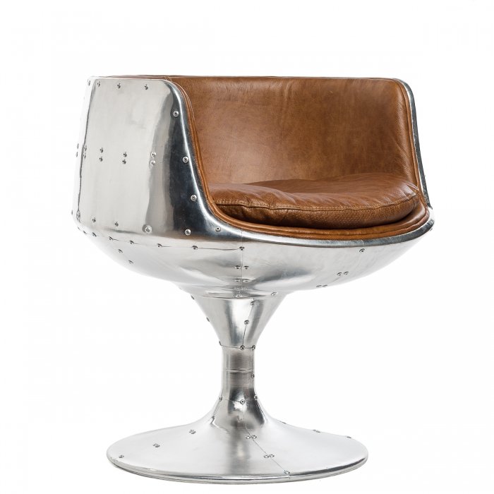 Кресло Aviator Cup Chair Коричневый в Санкт-петербурге | Loft Concept 