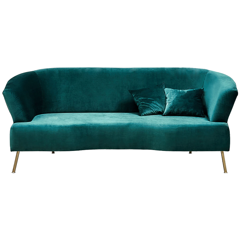 Диван Isis Sofa Turquoise Бирюзовый Золотой в Санкт-петербурге | Loft Concept 