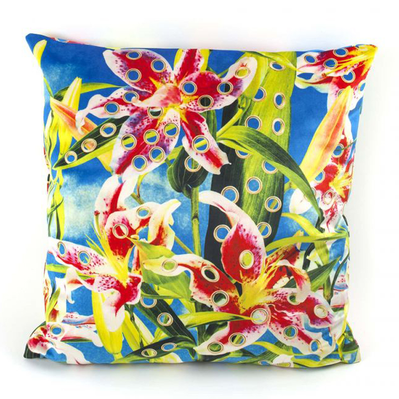 Подушка Seletti Cushion Flower with holes Мульти в Санкт-петербурге | Loft Concept 