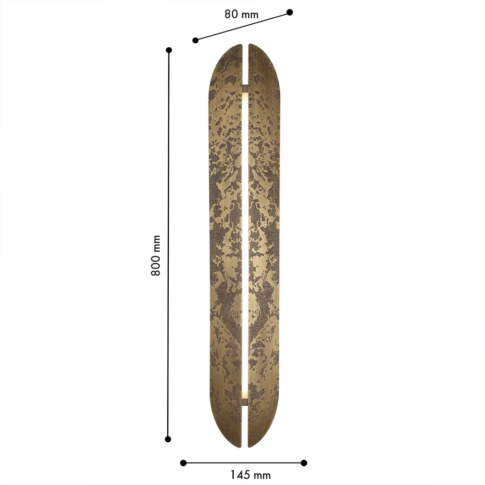 Бра винтажное с имитацией коррозии на медном корпусе Predominant в Санкт-петербурге