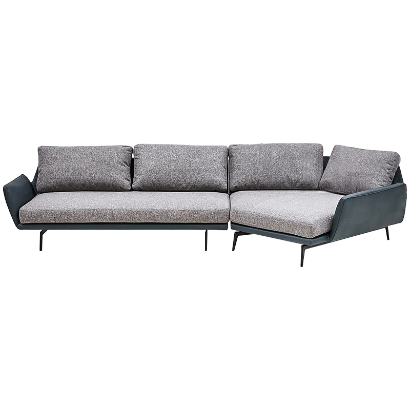 Диван Cairn Sofa Серый Черный Серый шифер в Санкт-петербурге | Loft Concept 