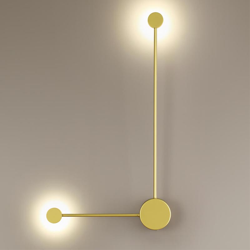 Бра Pin Wall Light Gold Angle Золотой в Санкт-петербурге | Loft Concept 