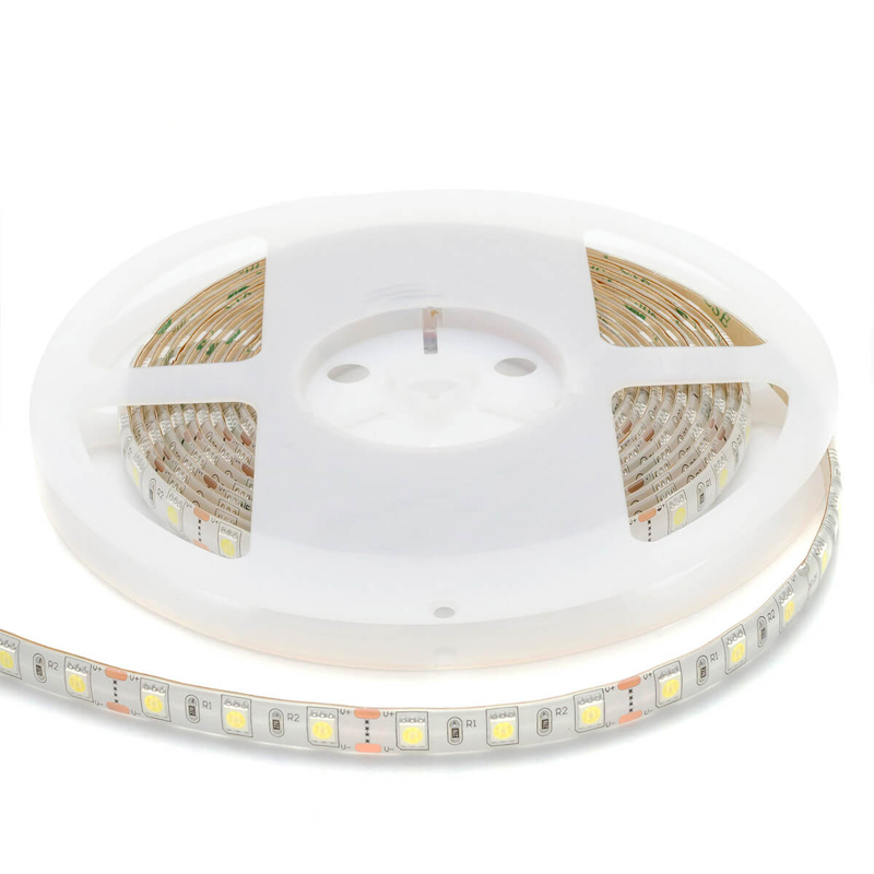 Светодиодная влагозащищенная лента 14,4W/m 60Led/m 5050SMD холодный белый 1M Белый в Санкт-петербурге | Loft Concept 