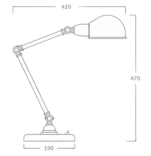 Настольная лампа Vintage Loft Table Lamp в Санкт-петербурге