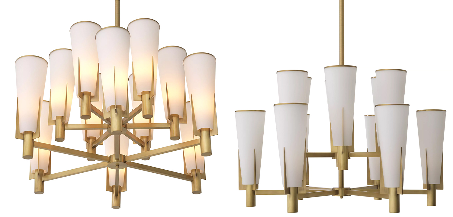 Люстра Eichholtz Dino Chandelier Double - фото №1