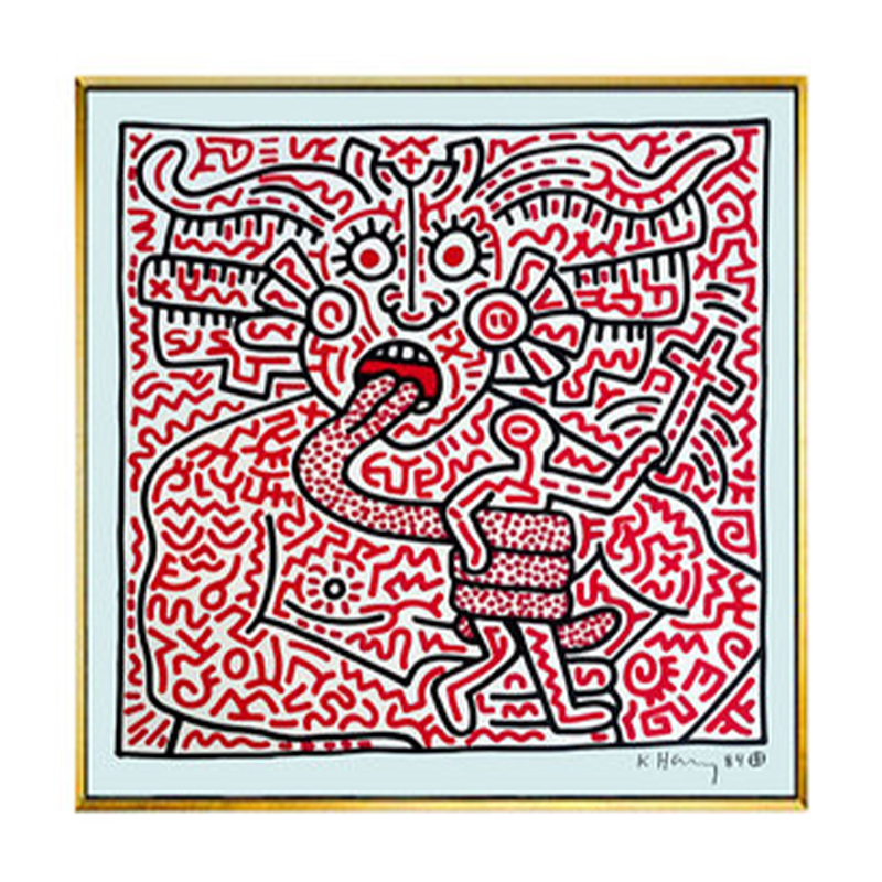 Постер Keith Haring 15 Мульти в Санкт-петербурге | Loft Concept 