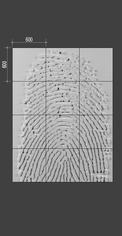 Барельеф FINGERPRINT в Санкт-петербурге