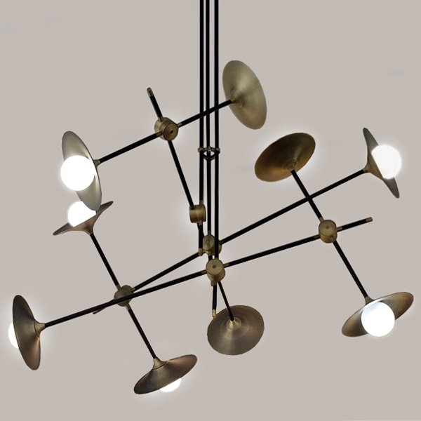 Люстра Disc Turbaya SS-9 Chandelier  в Санкт-петербурге | Loft Concept 