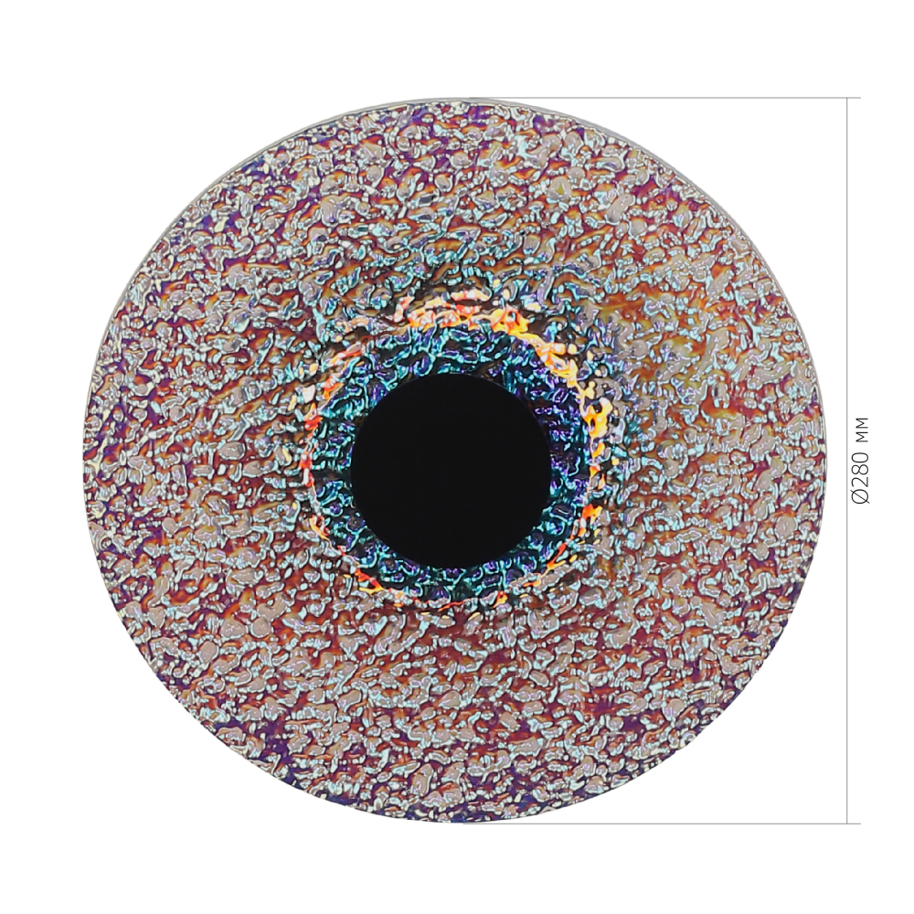 Подвесной светильник из фактурного двойного стекла Heterochromia в Санкт-петербурге