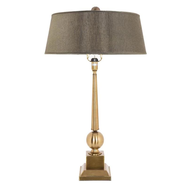 Настольная лампа Neville Table Lamp Латунь Бронза в Санкт-петербурге | Loft Concept 