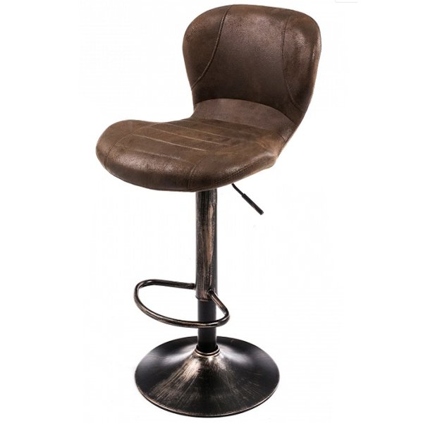 Барный стул Bar Chair Vintage brown Коричневый винтаж Бронза в Санкт-петербурге | Loft Concept 