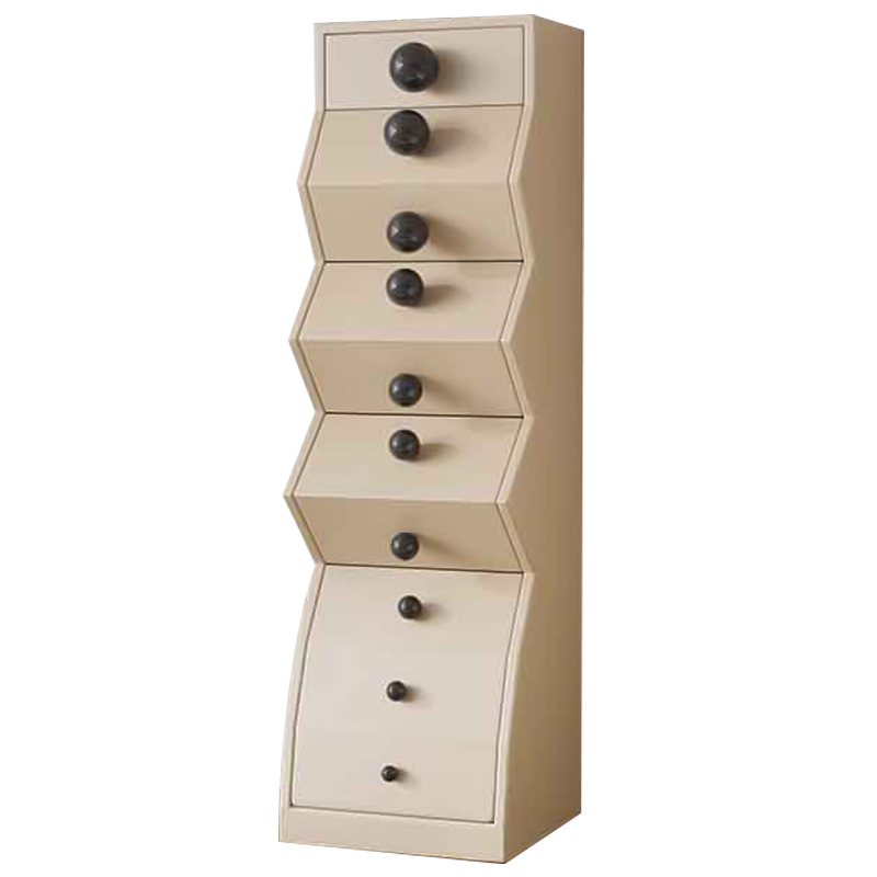 Комод Garton Wooden Forms Chest Of Drawers Beige Бежевый Черный в Санкт-петербурге | Loft Concept 