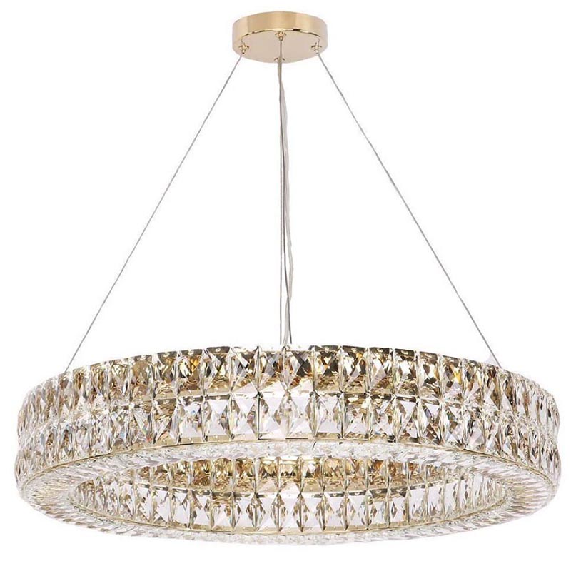 Люстра Crystal Regena Gold Chandelier 10 Золотой Прозрачный (Transparent) в Санкт-петербурге | Loft Concept 