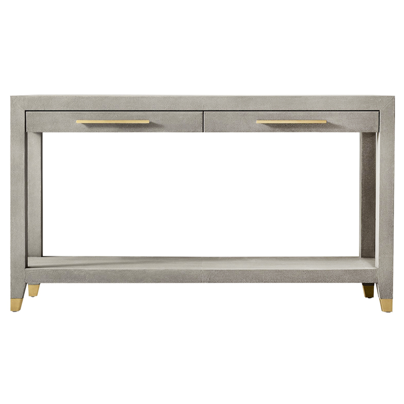 Charles Stingray Texture Console Grey Консоль скат Золотой Серый в Санкт-петербурге | Loft Concept 