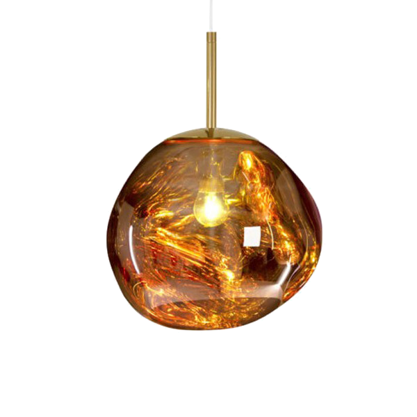 Подвесной светильник Tom Dixon Melt Pendant Gold Золотой Янтарь (Amber) в Санкт-петербурге | Loft Concept 