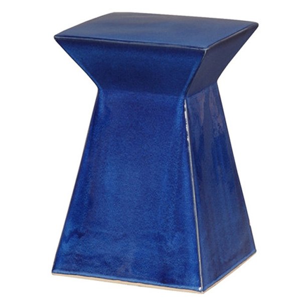 Керамический табурет Upright Garden Stool - Blue Синий в Санкт-петербурге | Loft Concept 