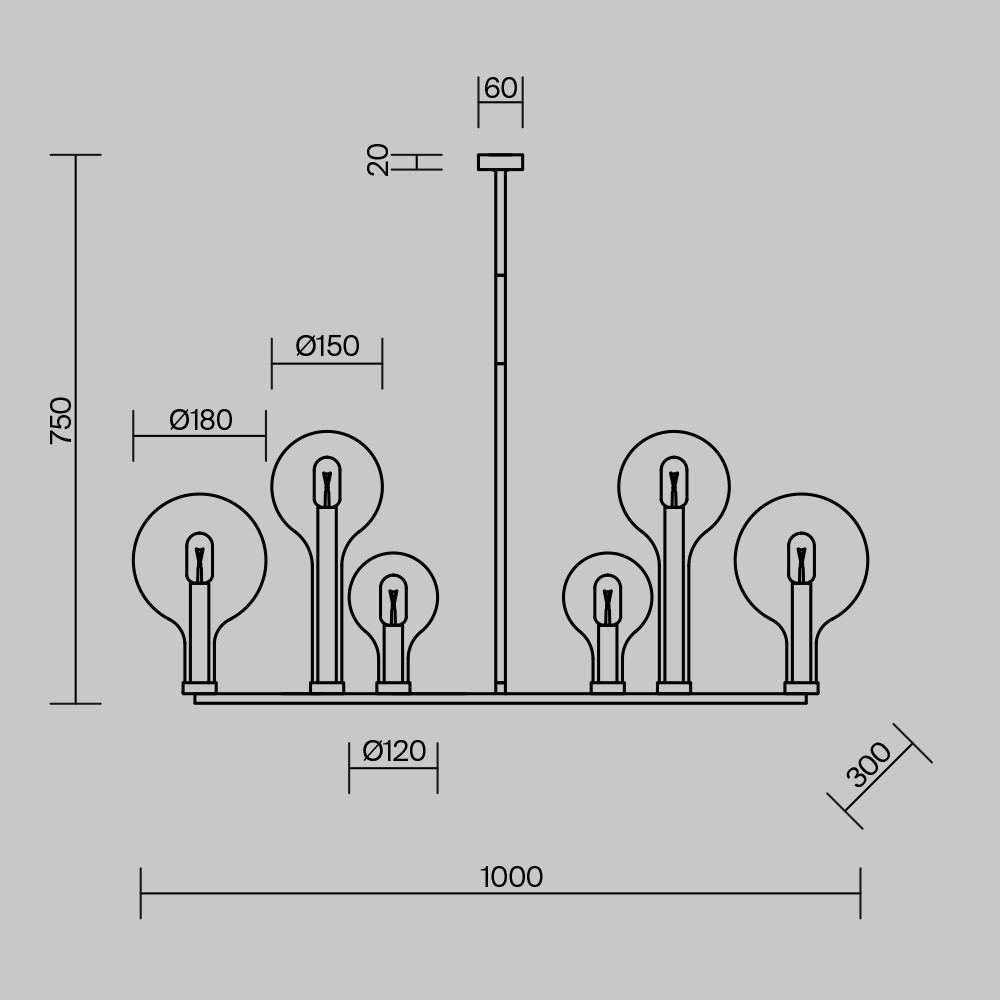 Люстра подвесная Status Е14 в Санкт-петербурге