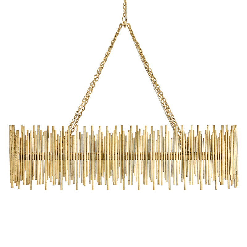 Люстра Arteriors PRESCOTT OVAL CHANDELIER Золотой в Санкт-петербурге | Loft Concept 