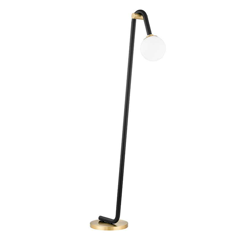 Торшер Paulson floppy floor lamp gold Черный Золотой в Санкт-петербурге | Loft Concept 