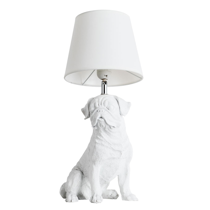 Настольная лампа White Bulldog Table Lamp Белый в Санкт-петербурге | Loft Concept 