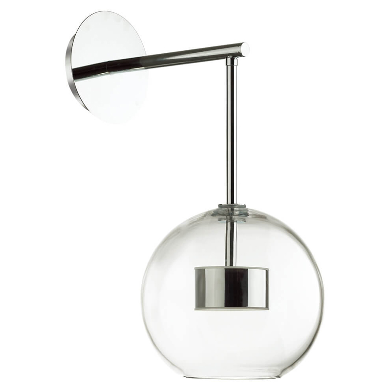 Бра Transparent Bubble Sconce chromium Прозрачный Хром в Санкт-петербурге | Loft Concept 