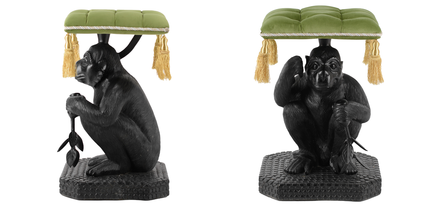 Табурет Stool Monkey ручная работа - фото