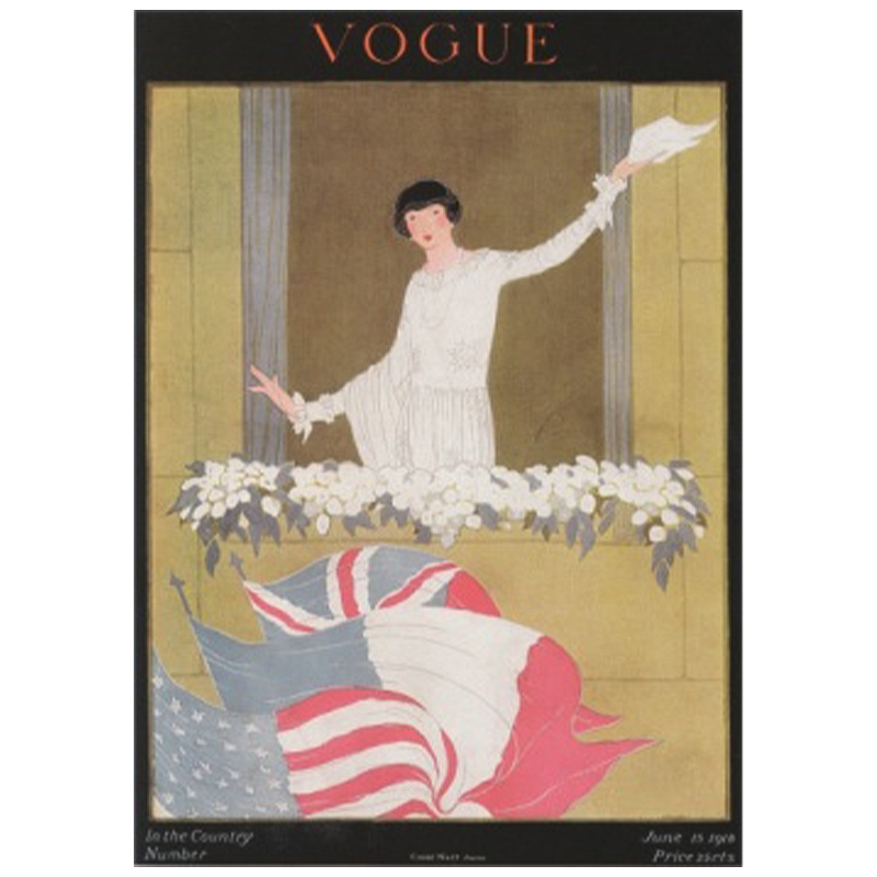 Постер Vogue Cover 1918 June  в Санкт-петербурге | Loft Concept 