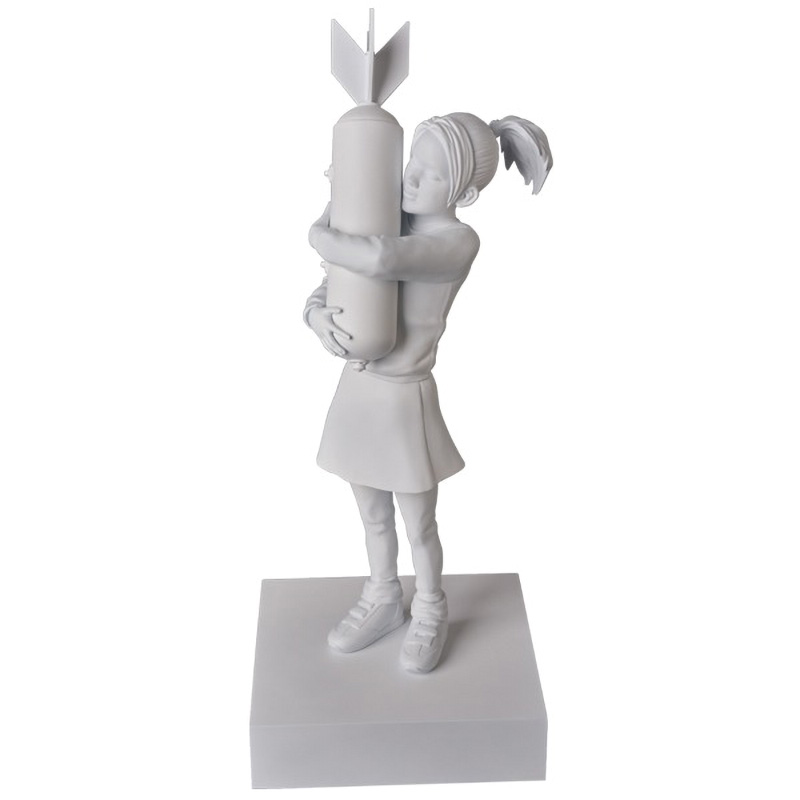 Статуэтка Banksy Bomb Hugger Sculpture White Белый в Санкт-петербурге | Loft Concept 