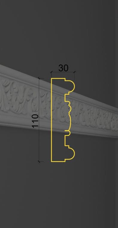 Молдинг с орнаментом MO-20 в Санкт-петербурге