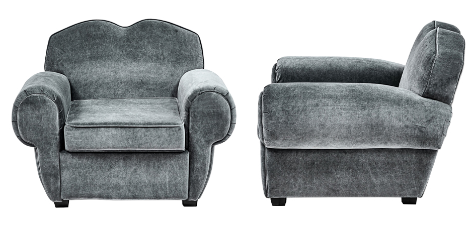 Кресло Braganza Chair Gray Кресло Braganza Chair Gray - Loft-Concept в Санкт-петербурге