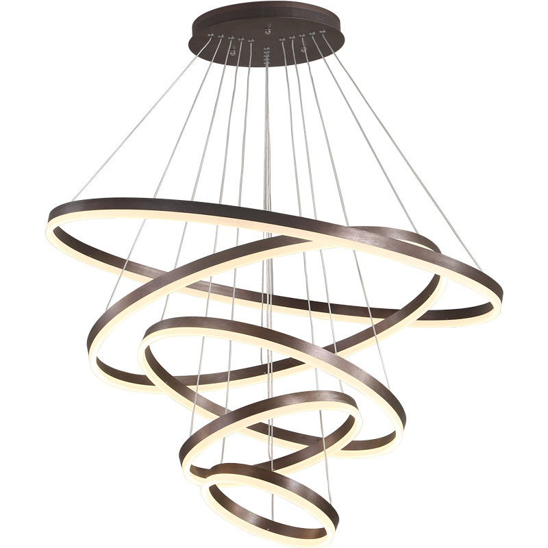 Люстра Ribbon Circles Chandelier Темная бронза в Санкт-петербурге | Loft Concept 