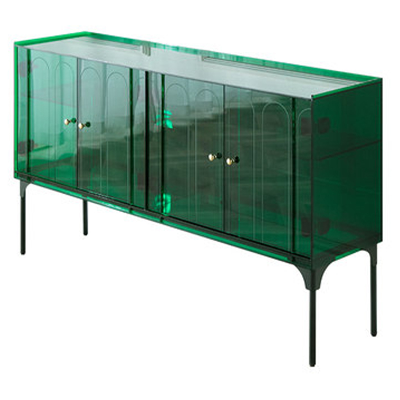 Зеленый комод из акрила Green Acrylic Furniture Chest of Drawers Зеленый в Санкт-петербурге | Loft Concept 