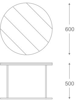 Стол Loft Wooden Round в Санкт-петербурге