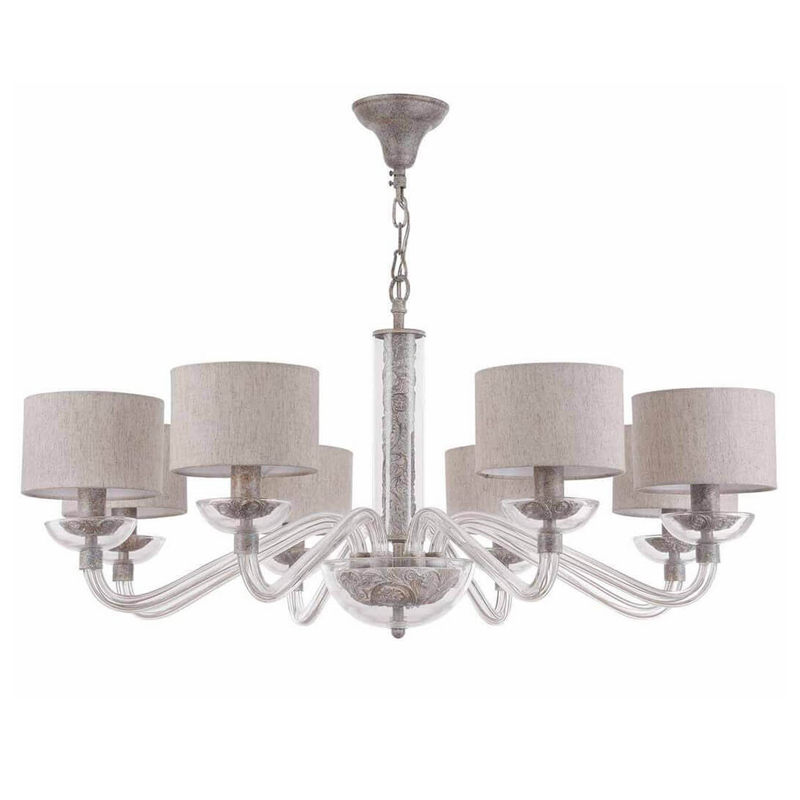 Люстра Sabella Light Chandelier 8 lamp Серый в Санкт-петербурге | Loft Concept 