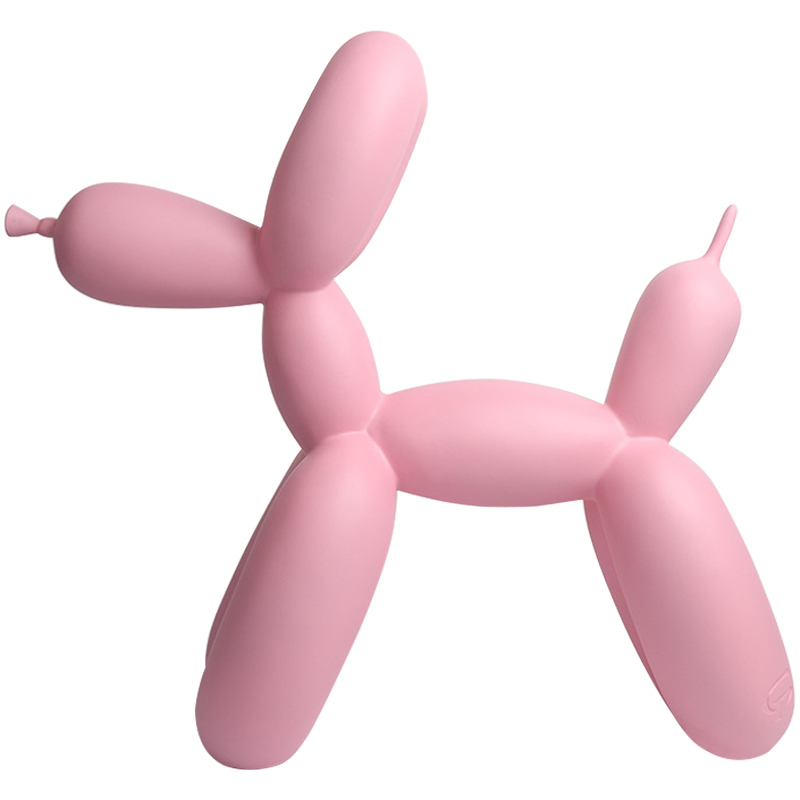 Статуэтка Jeff Koons Balloon Dog Matte Pink Розовый в Санкт-петербурге | Loft Concept 