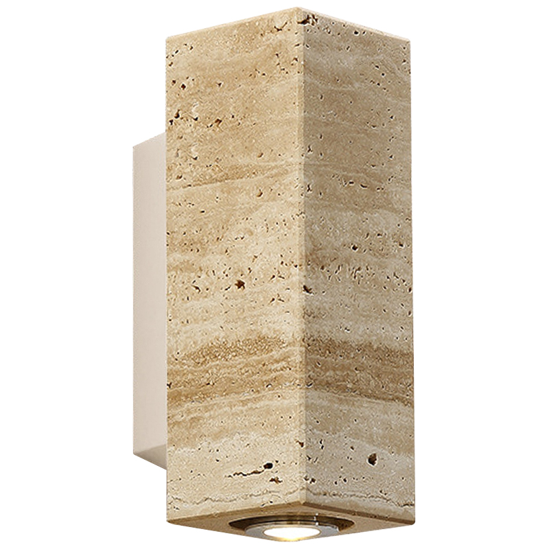 Бра Travertine Spot Wall Lamp Бежевый Песочный Белый в Санкт-петербурге | Loft Concept 