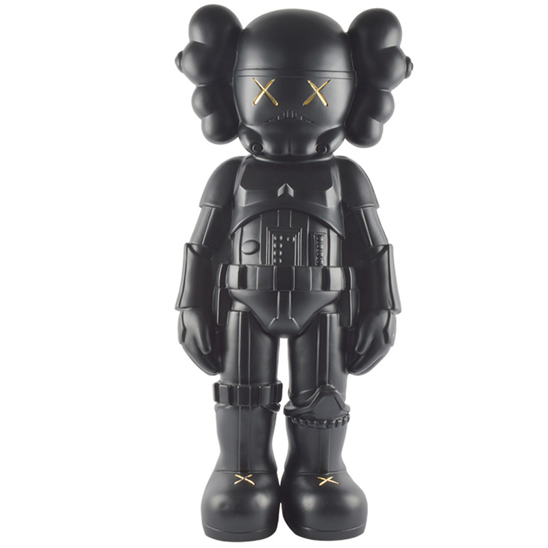 Статуэтка KAWS Black Soldier Gold X Черный Золотой в Санкт-петербурге | Loft Concept 