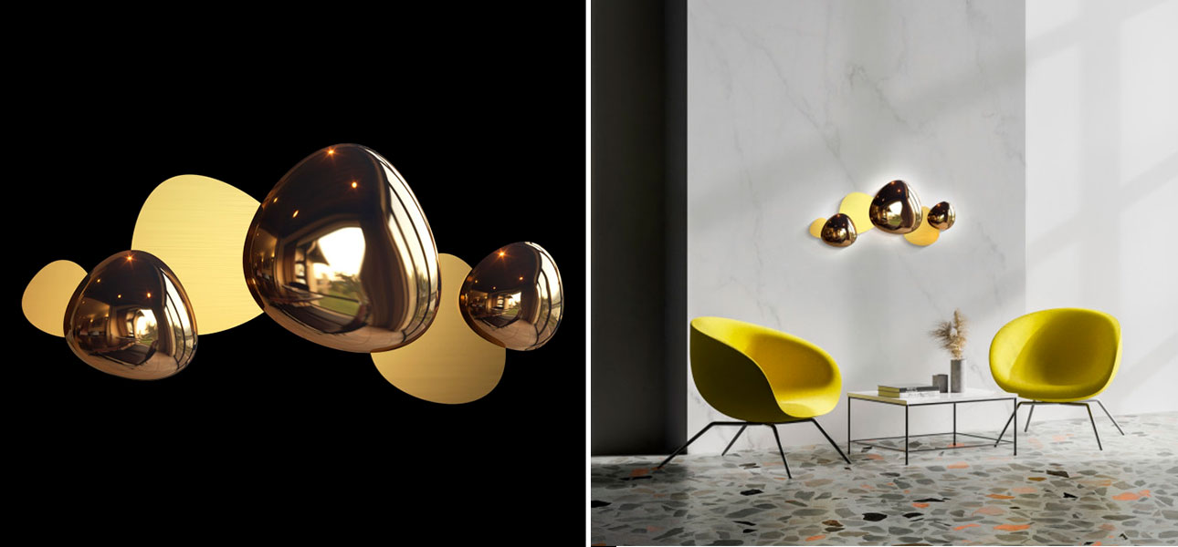 Бра Gold Matt & Gloss 2 - фото