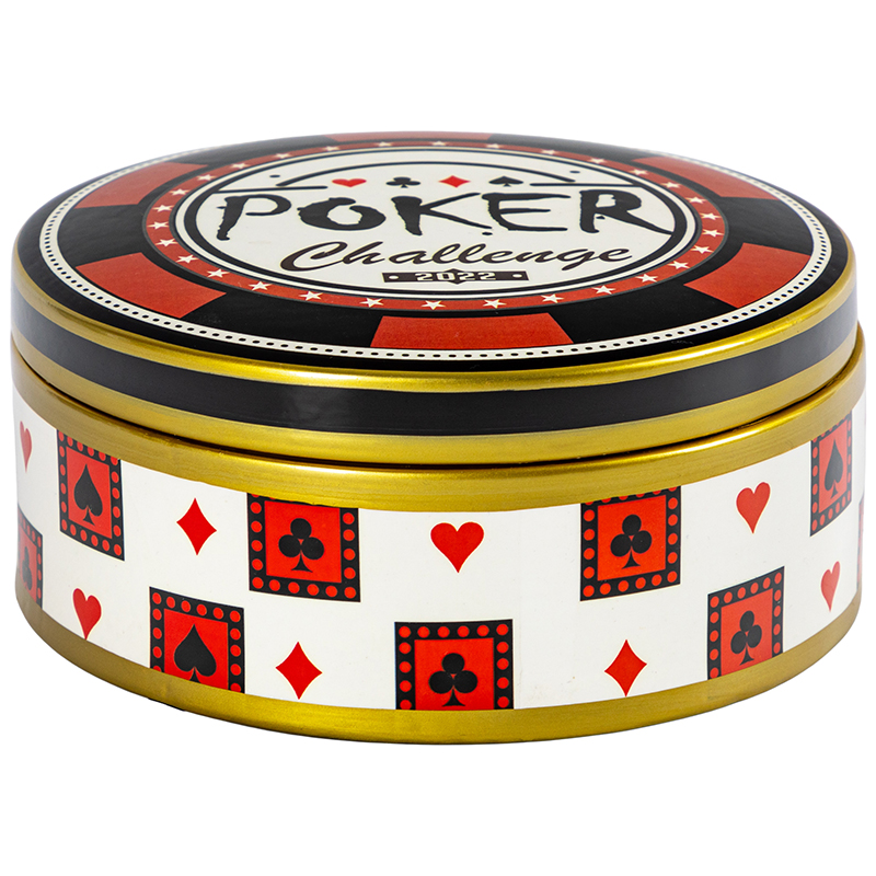 Шкатулка Poker Collection Box Золотой Белый Черный Красный в Санкт-петербурге | Loft Concept 