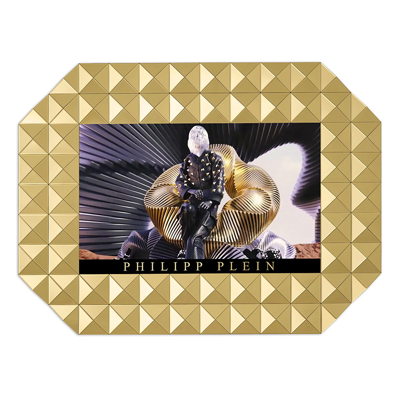 Экран Philipp Plein GOLD STUD NFT XL 65 дюймов Золотой Зеркало в Санкт-петербурге | Loft Concept 