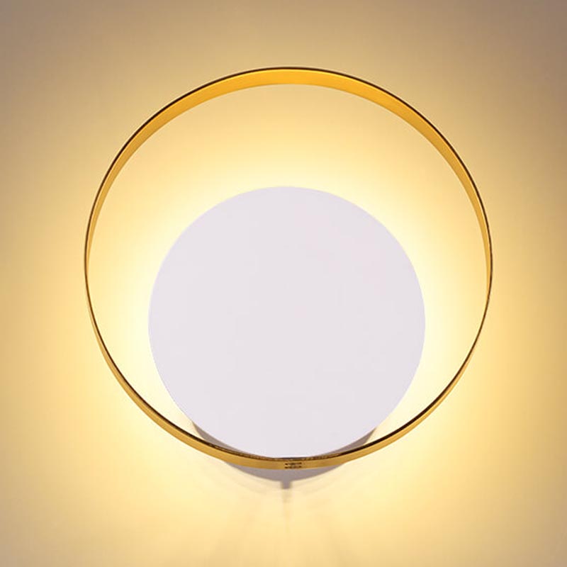 Бра Globo Ocular Sconce Circle White Золотой Белый в Санкт-петербурге | Loft Concept 