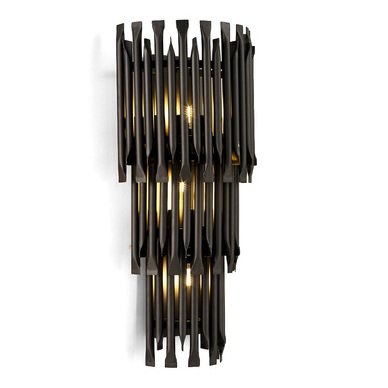 Бра MATHENY III WALL LAMP by DELIGHTFULL Black Черный матовый в Санкт-петербурге | Loft Concept 