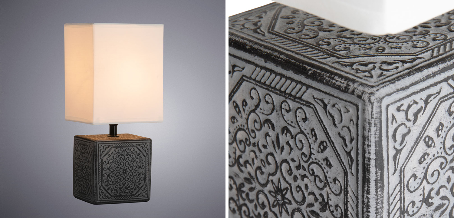 Настольная лампа Lazio Black Table Lamp - фото