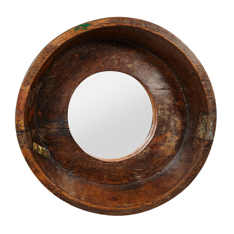 Зеркало Antique Indian Mango Wood Mirror Коричневый в Санкт-петербурге | Loft Concept 