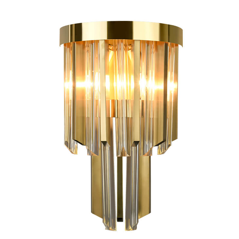 Бра Zacaria Sconce Золотой Прозрачный (Transparent) в Санкт-петербурге | Loft Concept 