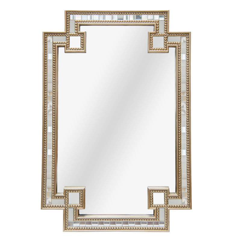 Зеркало Wallace Mirror gold edging Золотой в Санкт-петербурге | Loft Concept 