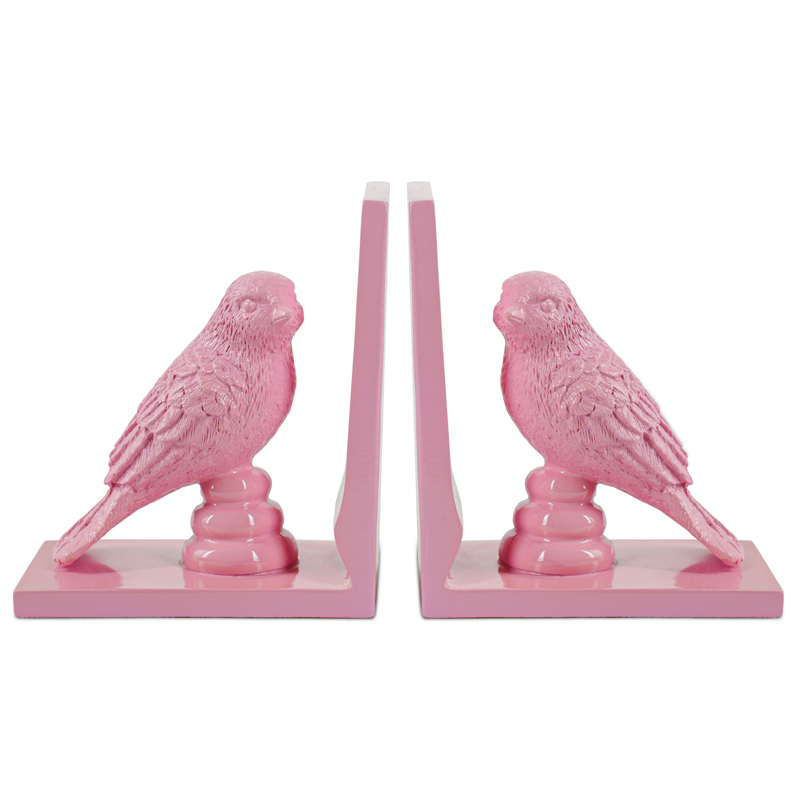 Держатель для книг Pink Birds Book Holder Розовый в Санкт-петербурге | Loft Concept 