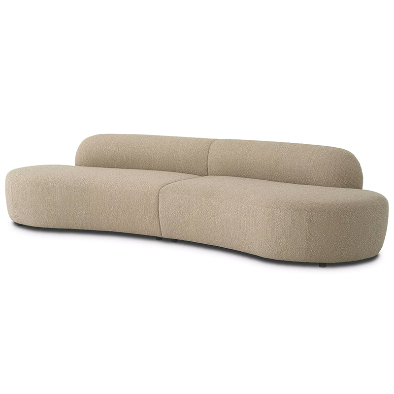 Диван Eichholtz Sofa Bjorn S Boucle sand Песочный в Санкт-петербурге | Loft Concept 