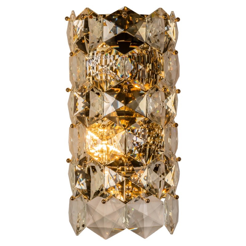 Бра Tiers Crystal Light Ermitage Wall Lamp Прозрачное Стекло Золотой в Санкт-петербурге | Loft Concept 