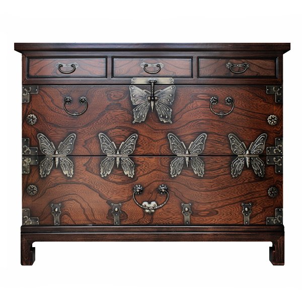 Китайский комод Chinoiserie chest of drawers Butterfly  в Санкт-петербурге | Loft Concept 